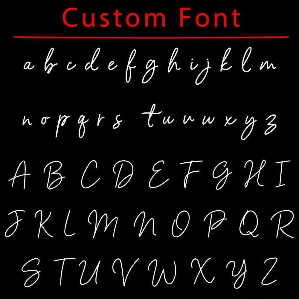 Custom Neon Led Kids Name Neon Lights Aesthetic Room Decoration Bedroom Neon Led Sign Letters Personalized Gifts Wedding Supplie W250526