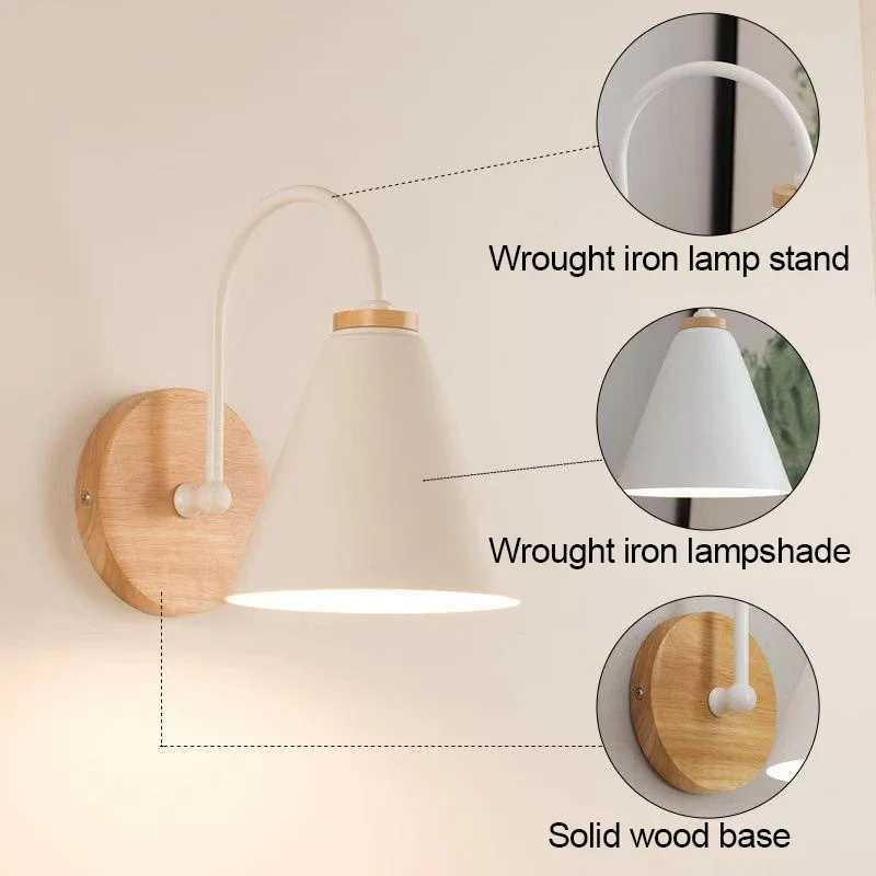 Nordic LED Wall Lamp Living Room Interior Wall Light Minimalist Corridor Study Room Background Home Decoration Bedhead Wall LightsXJ250526