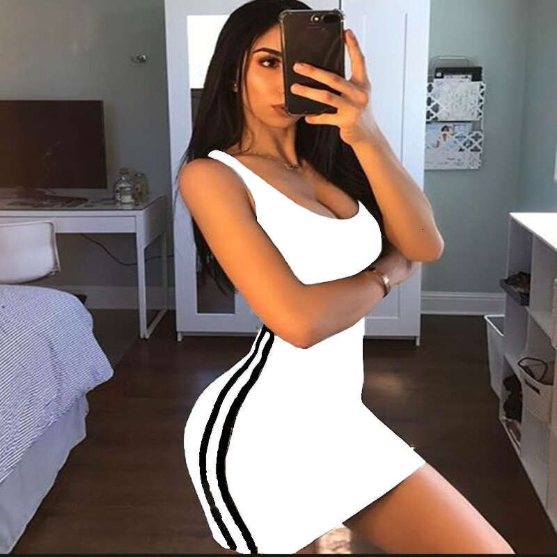 Tight Cut Out Dresses Women S Striped Patchwork Sexy Bodycon Strap Dress Sexy Dress