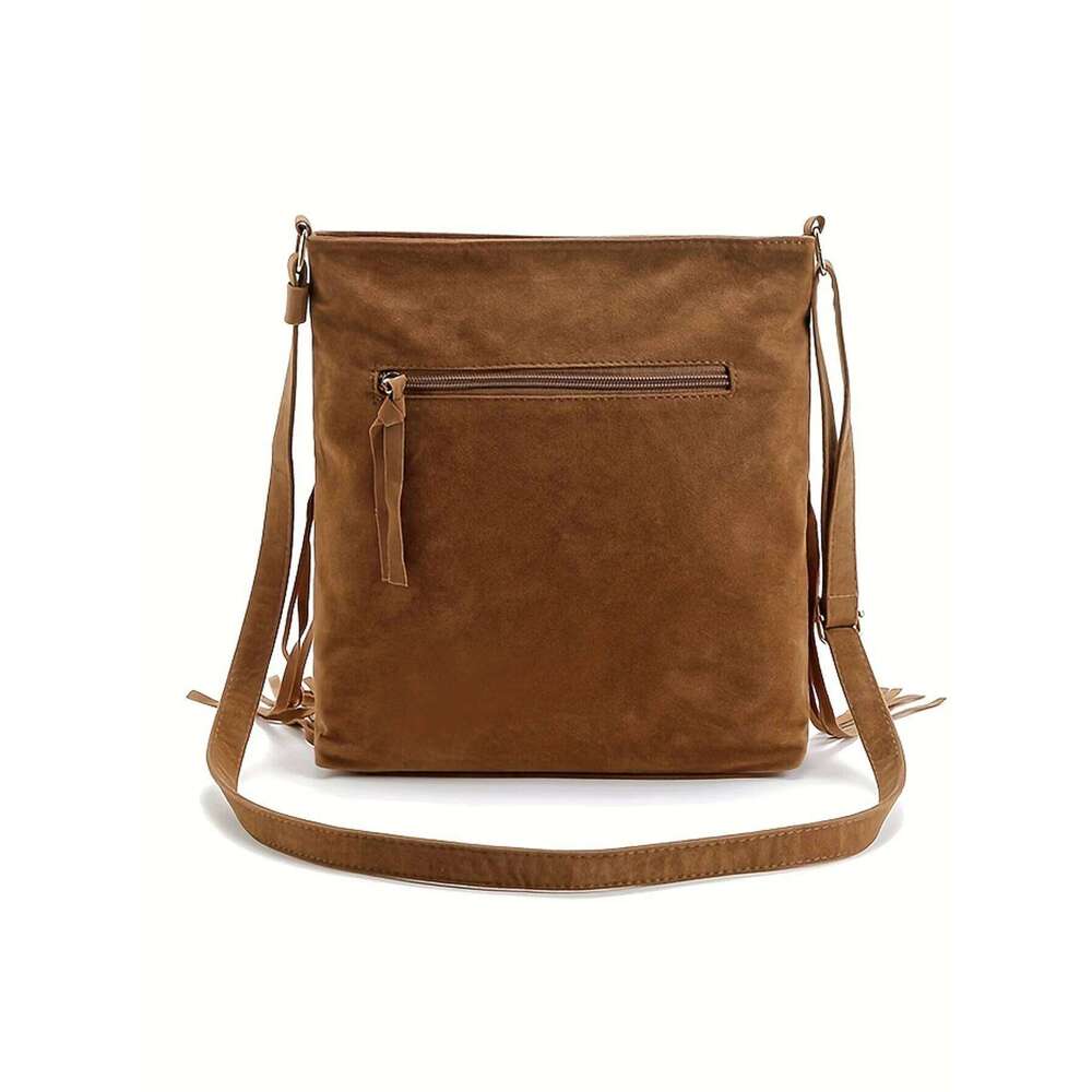 Women's Bags Designer Autumn Winter New Crossbody For Women Fashionable Europe And The United States Fashion Veet Willow Nail Fringe Bag All