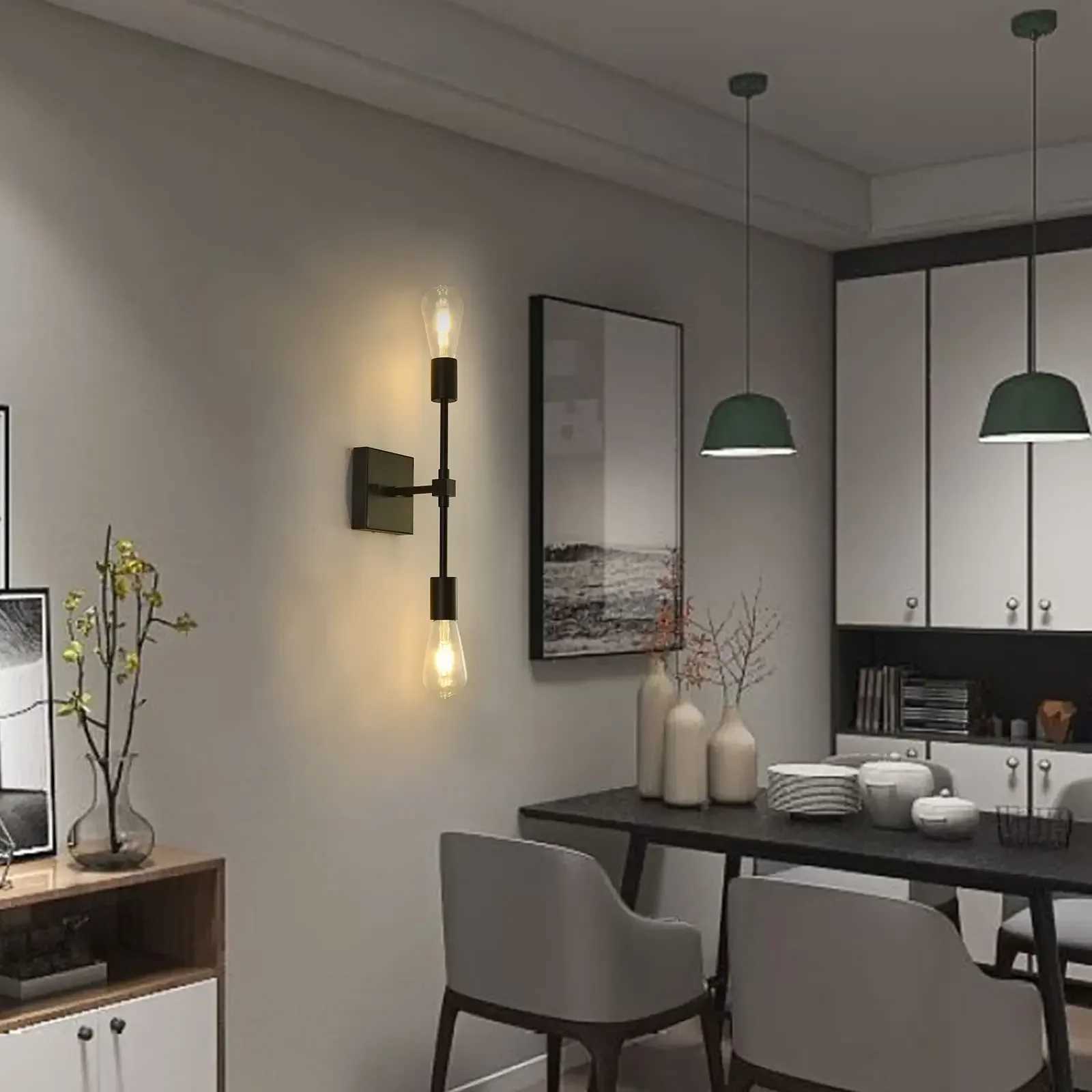 2 Heads Wall Lamps Modern Decor Wall Light Fixtures For Corridor Living Room Indoor Background Decoration Bedside Sconces LampXJ250526