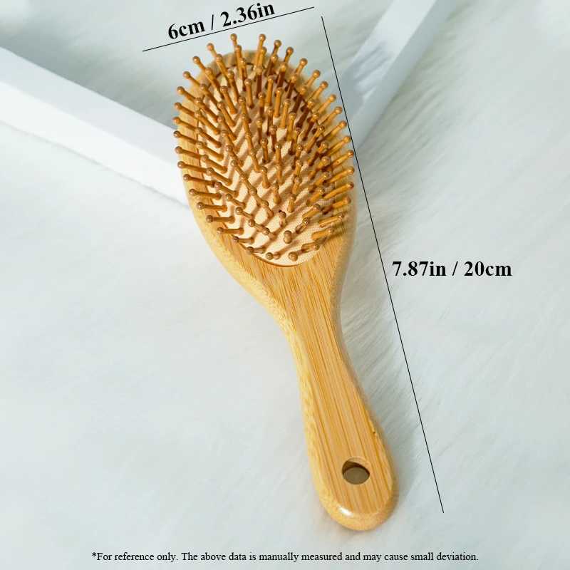 Personalized Wooden Hair Brush Customized Round Air Cushion Comb Massage Comb Mothers Day Gift Souvenir Girl Gift Birthday Gift R250526