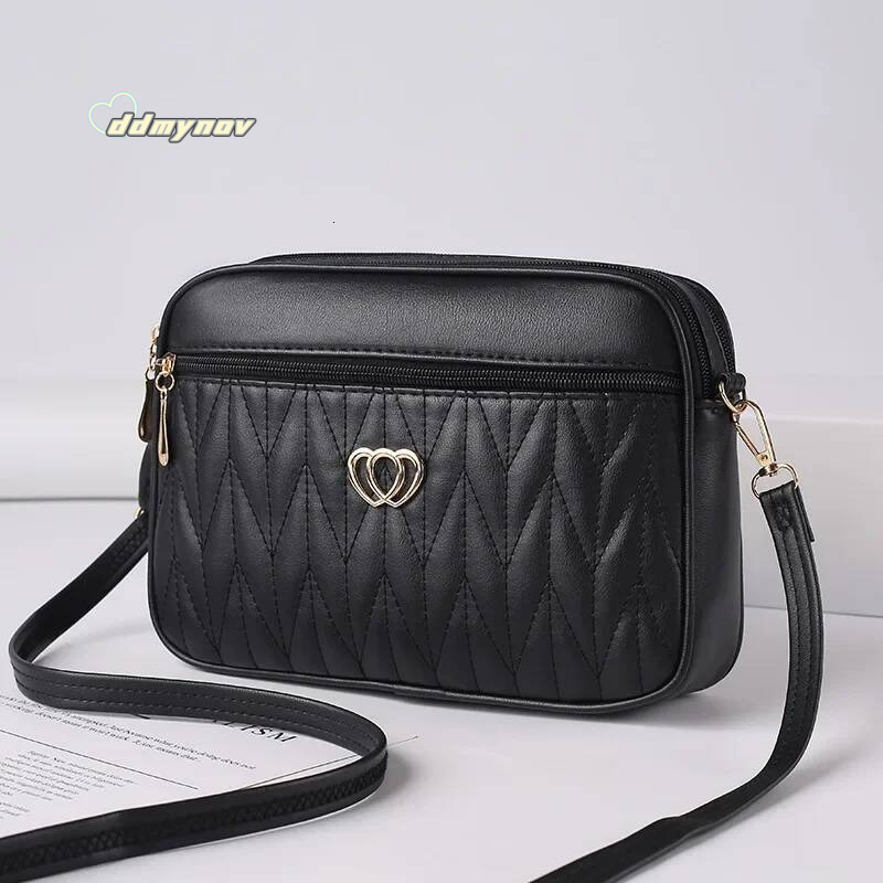 2023 New Crossbody Small Messenger Bag Simple and Advanced Fashion Ladies Shoulder Handbag Women's Lingge High Capacity Purse ddmynov