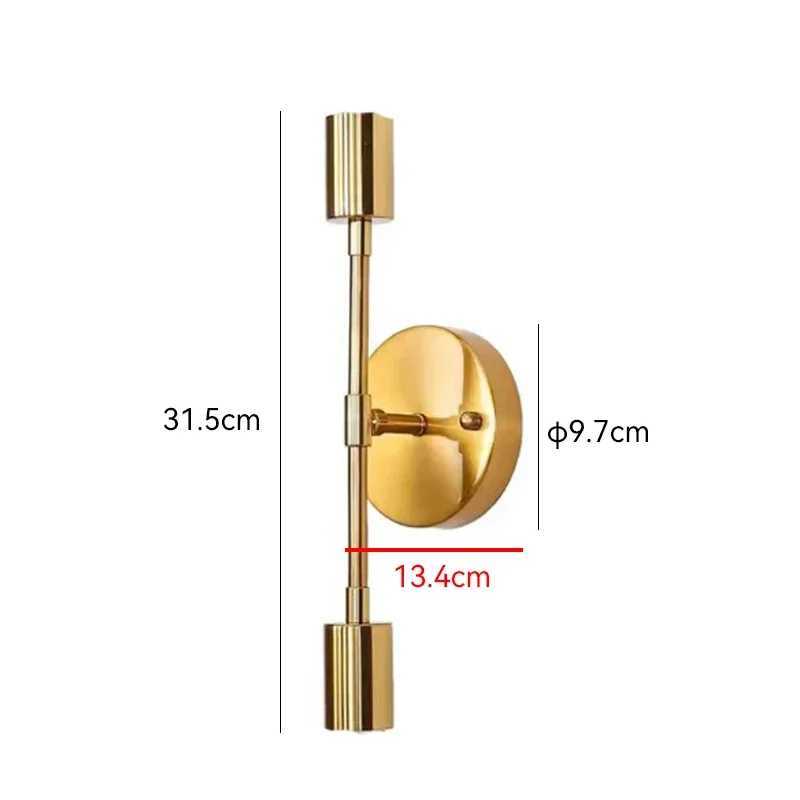 2 Heads Wall Lamps Modern Decor Wall Light Fixtures For Corridor Living Room Indoor Background Decoration Bedside Sconces LampXJ250526