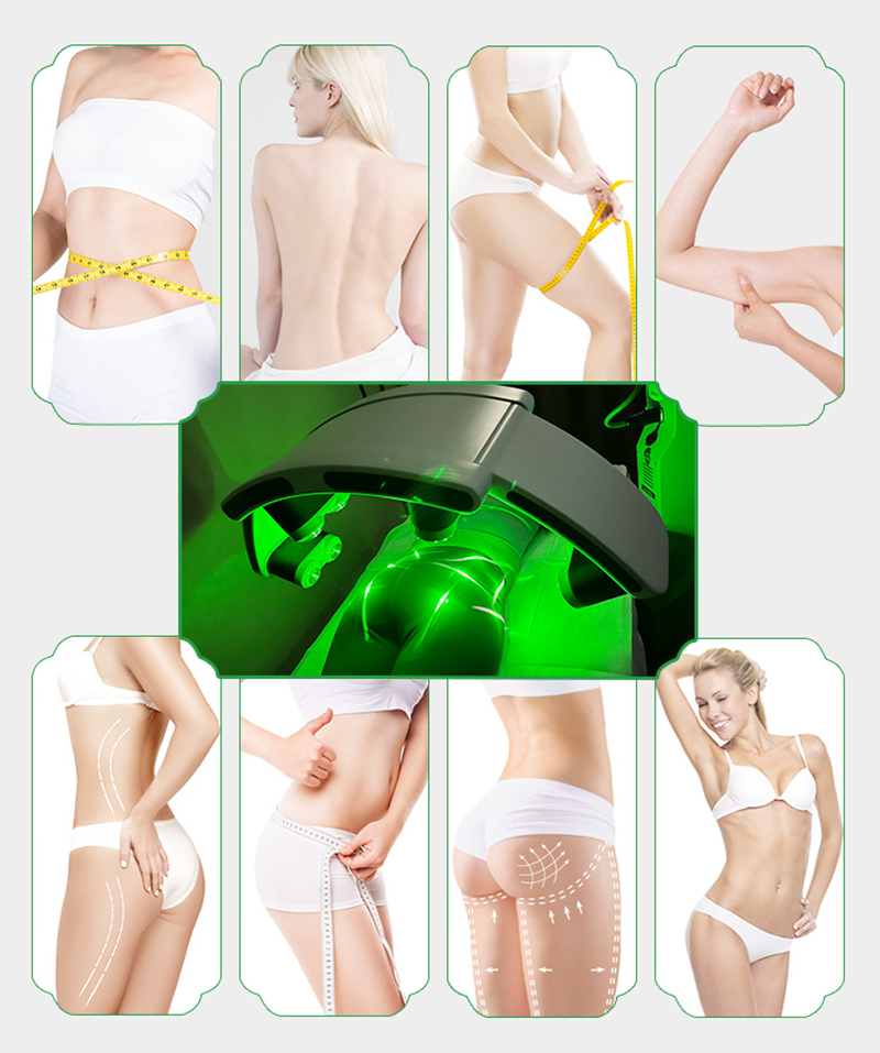 Green Laser 532nm Light Machine For Cellulite Reduction Removal Weight Loss Slimming Massage Machine