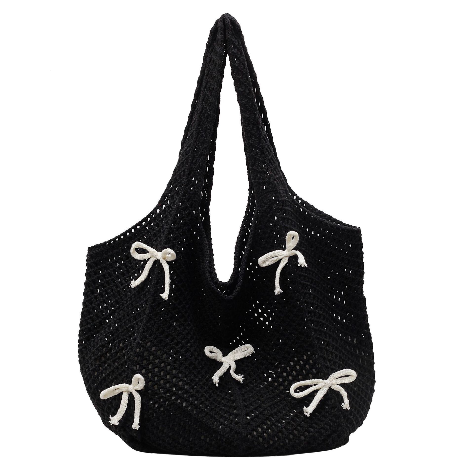 Single Shoulder Women's Underarm Woven Tote 2025 New Korean Style Versatile Knitted Bag