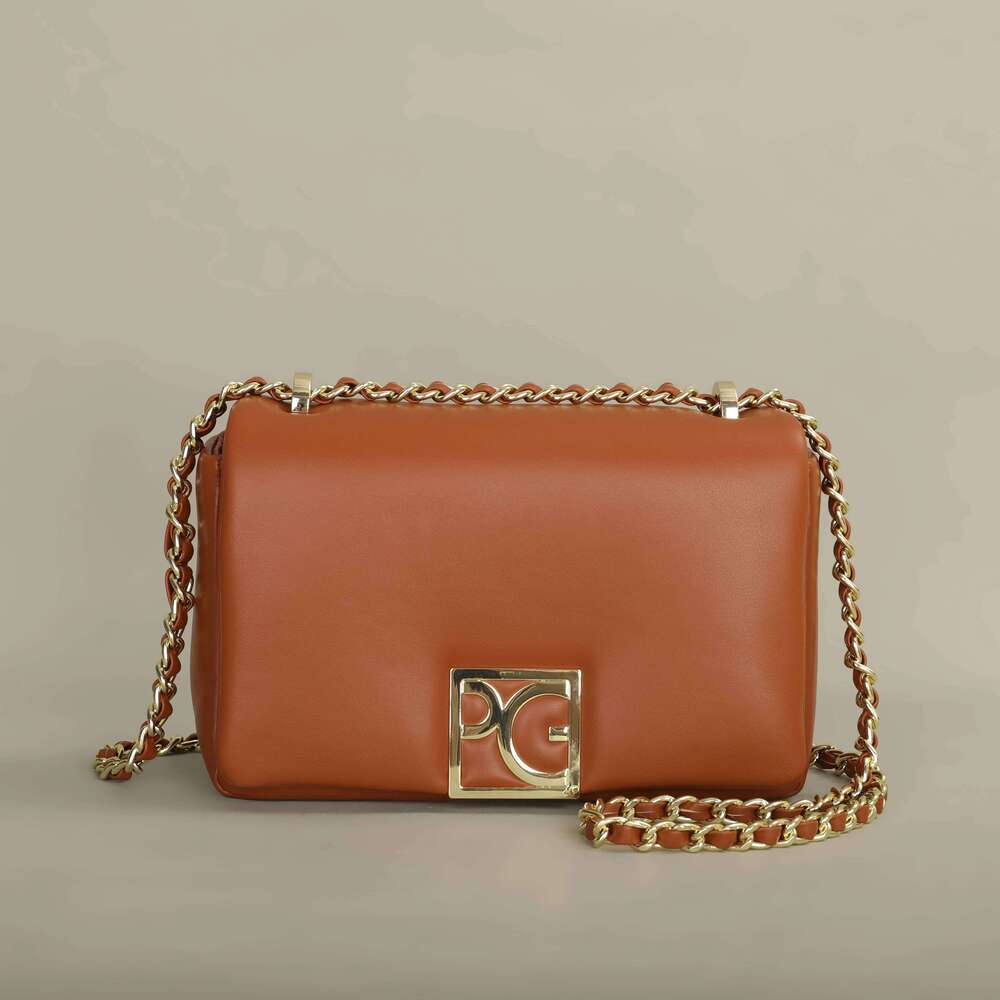 PG PATSY GARIS Brand Design Bright Crossbody 2024 New Leather Refined Elegant Ladies Commuter Banquet Bag