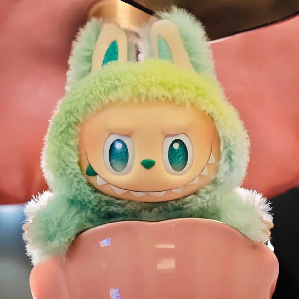 Blind Box Labubu Heartbeat Macaron Enamel The Monsters Face Pvc Figurine Tabletop Ornament Kawaii Doll Kid Birthday GiftXJ24555