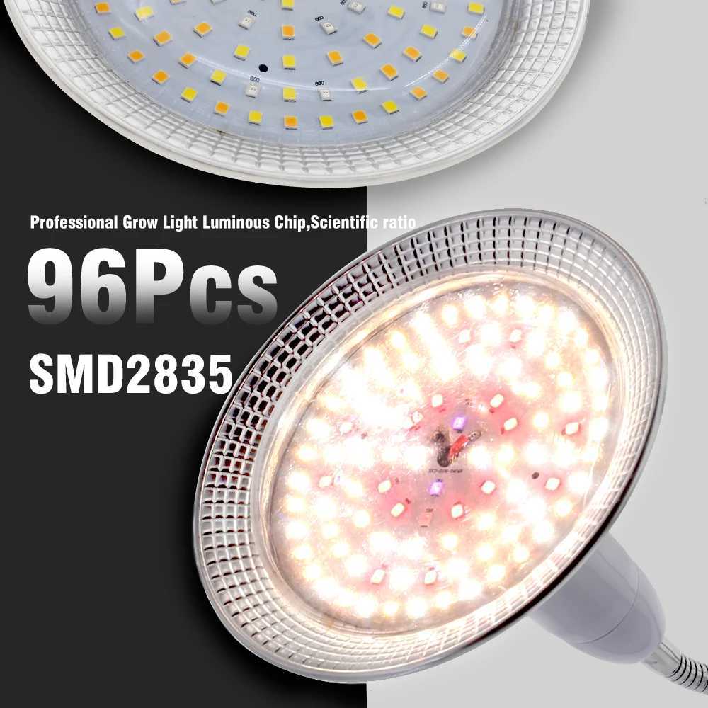 E27 18W Full Spectrum LED Grow Light Sunlike Phytolamp Bulb for Plants Flower Greenhouse Tent HydroponicXJ250526