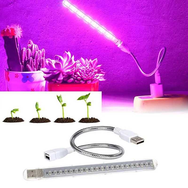 LED Full Spectrum Plant Lamp USB Grow Light Flexible LED Growth Light Phyto Lamp Flower Seedling Hydroponic LightingXJ250526
