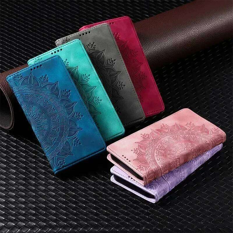 Magnetic Flip Leather Case For Samsung Galaxy S25 S24 Ultra S23 FE S22 S21 S20 S10 S9 Plus Note 20 Wallet Card Phone Cover Coque