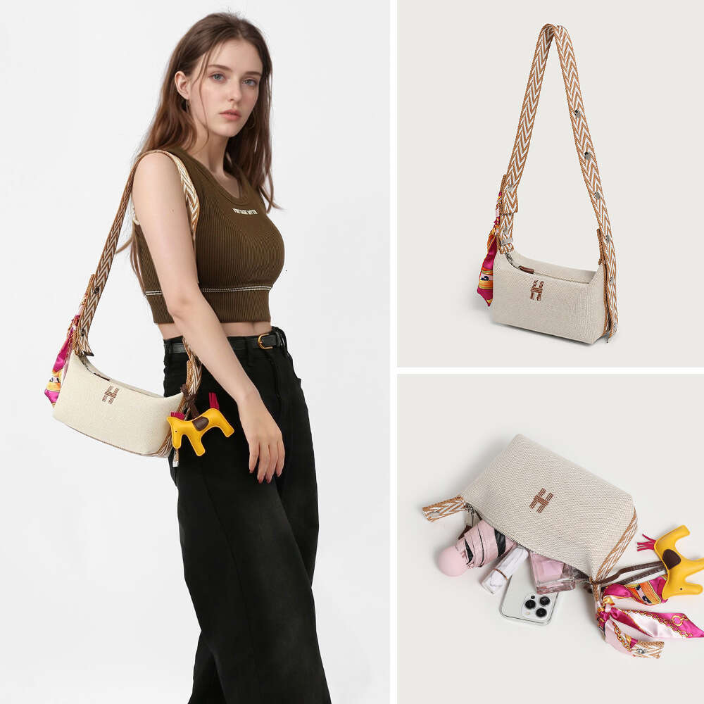 Women's Bags Designer New Canvas Portable Makeup Multi Functional Fashion Women's Slanted Shoulder Storage Bag