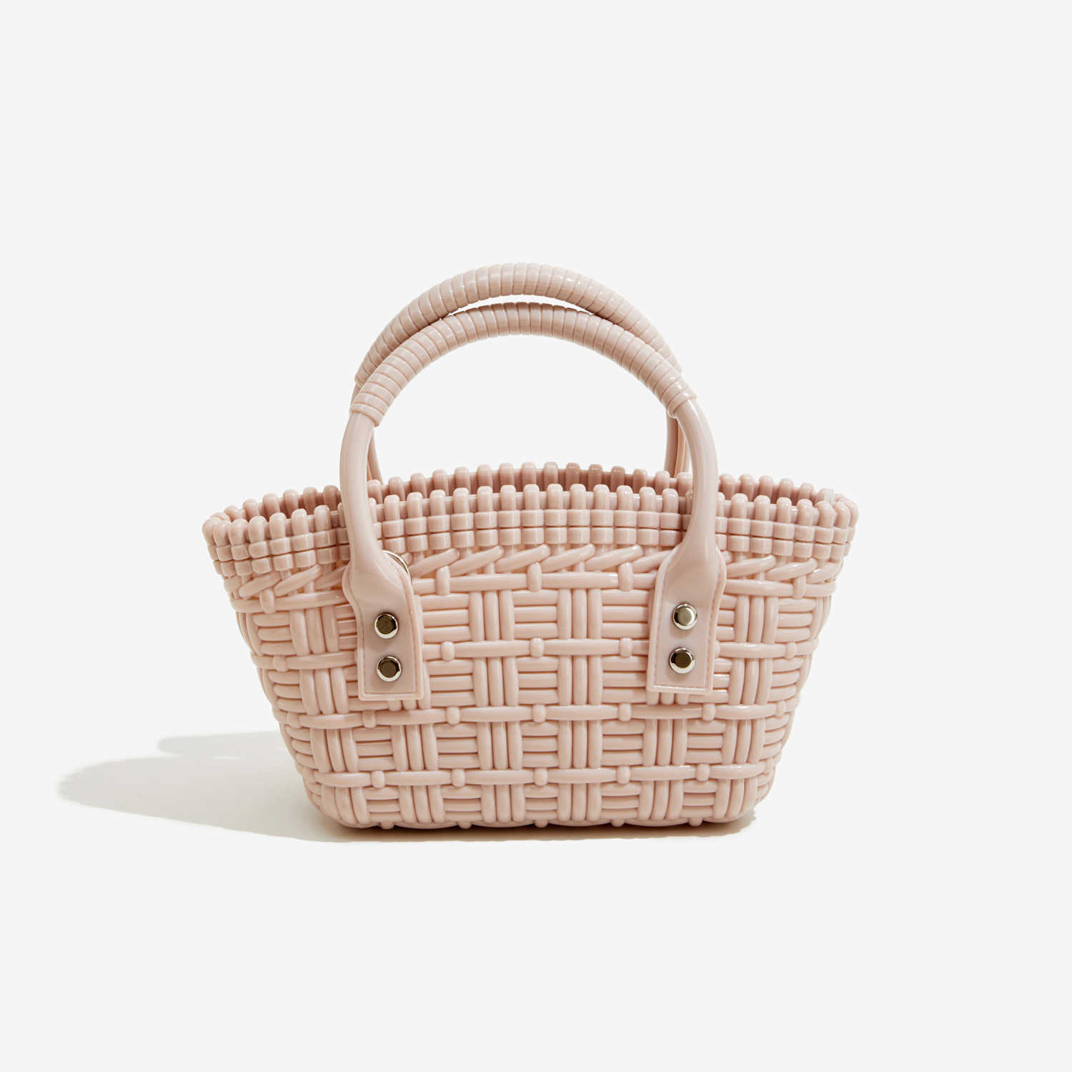 Pvc Jelly Bag Fashion and Versatile Woven Vegetable Basket Durable and Easy to Wash Summer Womens Handbag