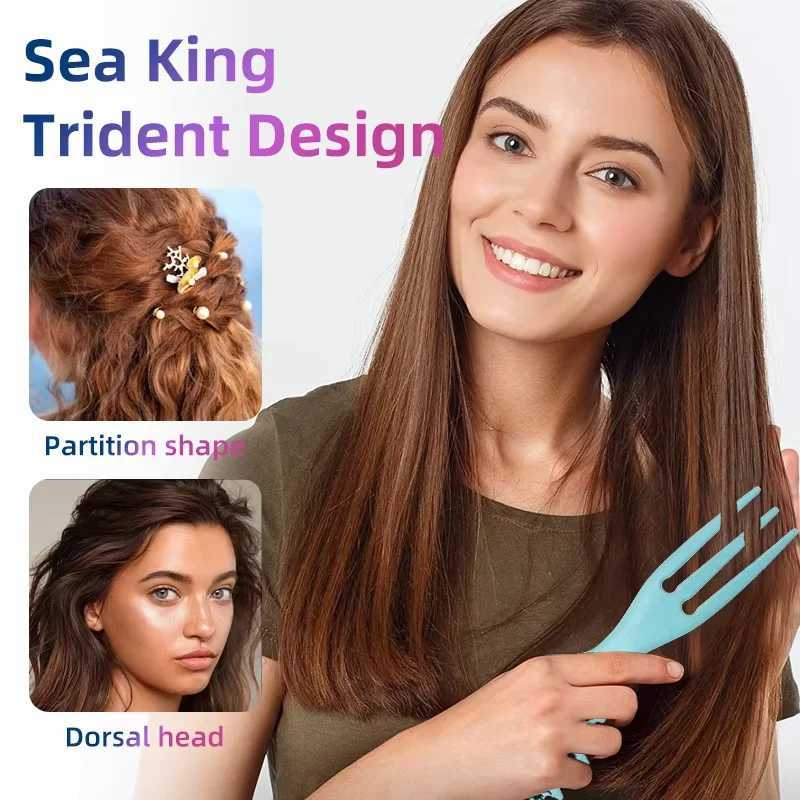 1pcs Gentle Curly Detangling Hair Brush Afro Scalp Massage Comb Curly Hair Edge Curl Hairbrush Salon Hairdressing Tools R250526