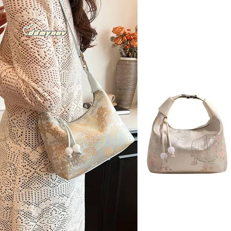 Design Chinese Style Small Crossbody Bags for Women 2025 Designer Fashion Handbags and Purses Sweet Shoulder Bag ddmynov
