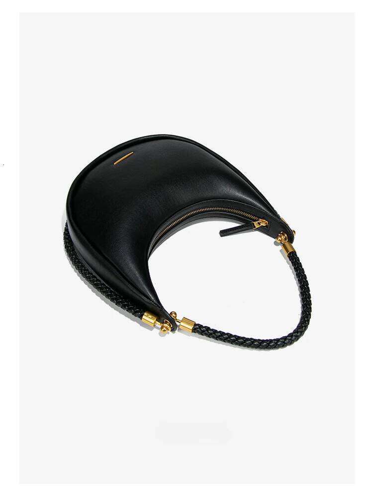 JW PEI 2025 New Designer Crescent Bag For Women - Textured Shoulder Bag, Trendy Top Handle Underarm Purse
