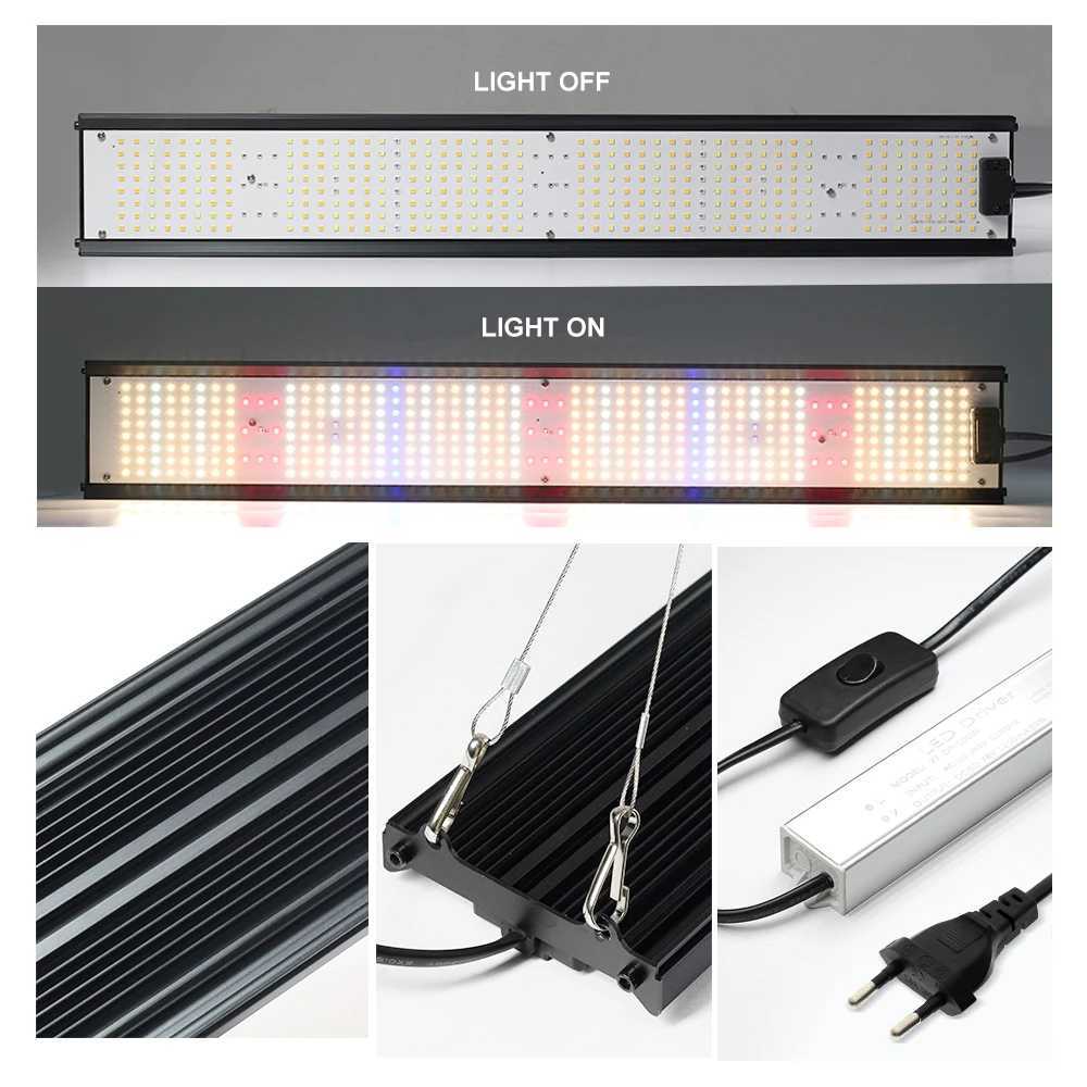 Full spectrum LED plant growth light 85W LM281B LED plant light suitable for greenhouse tents hydroponic plant LED growth lightXJ250526