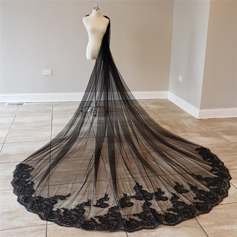 Classic Black Wraps Jacket Appliques Lace Long Bride Jackets For Strapless Bridal Dress Wedding Accessories Customized