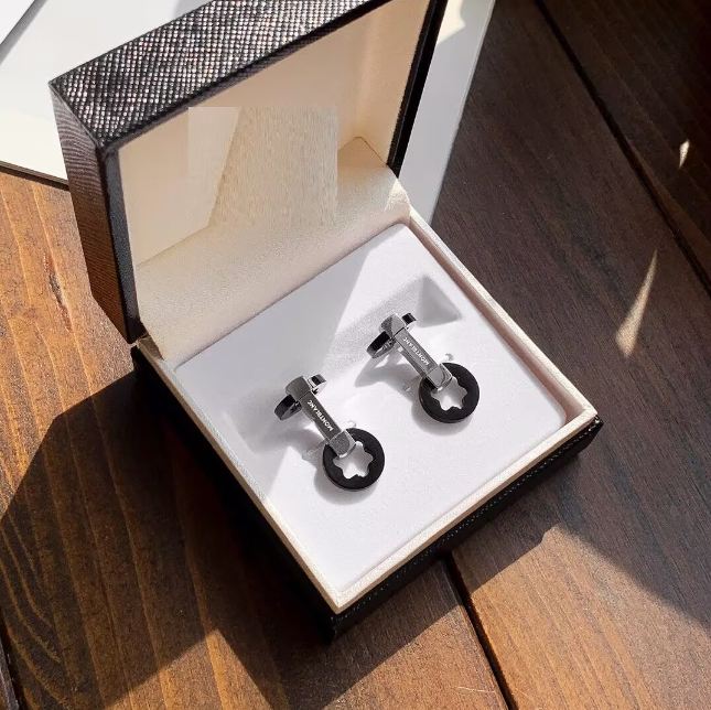Elegant Folding Cufflinks Stainless Steel Formal Shirt Accessories for Business and Wedding Events L251024