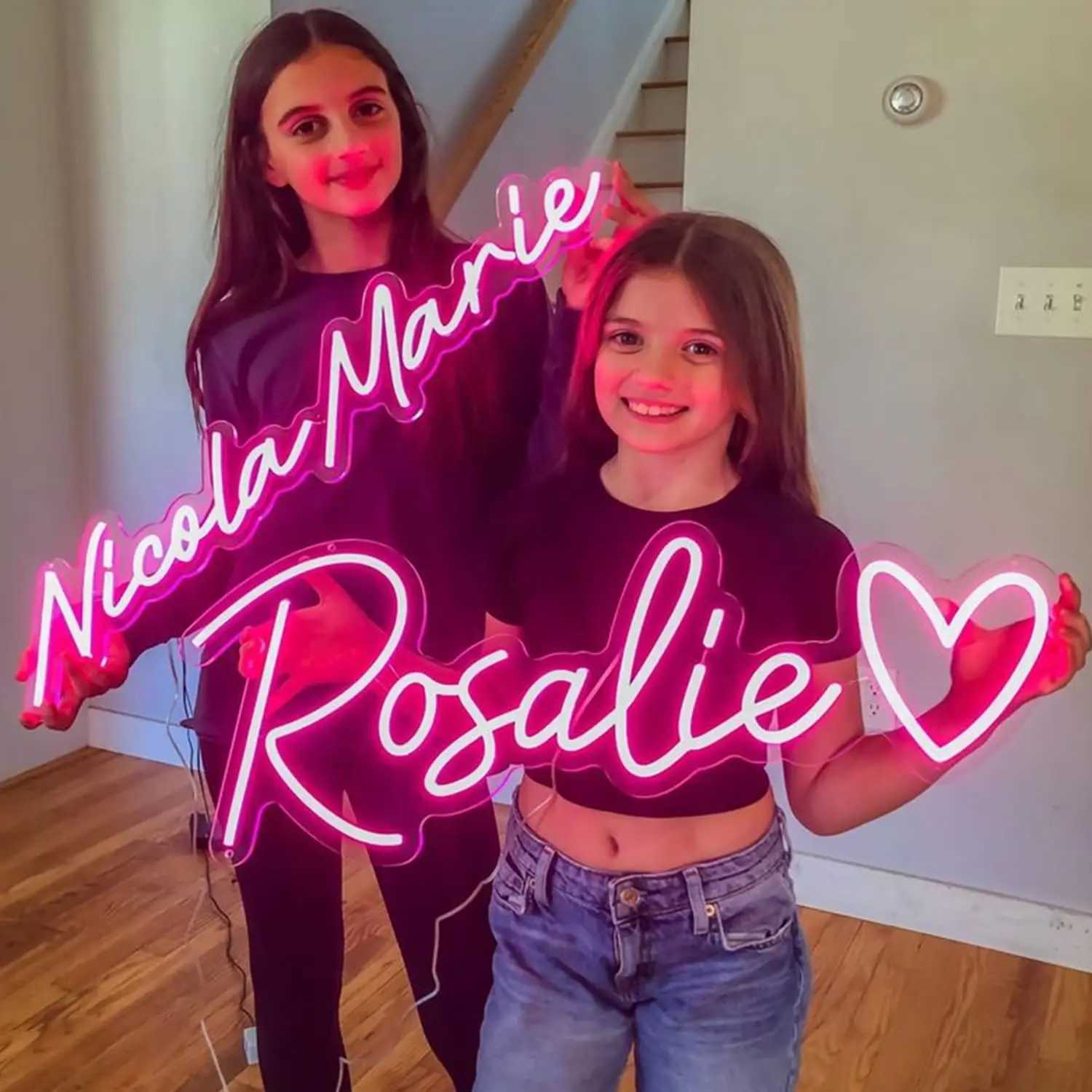 Custom LED Neon Sign USB Powered Personalized Name Sign Wall Decor for Wedding Birthday for Parties Halloween Christmas Gifts W250526