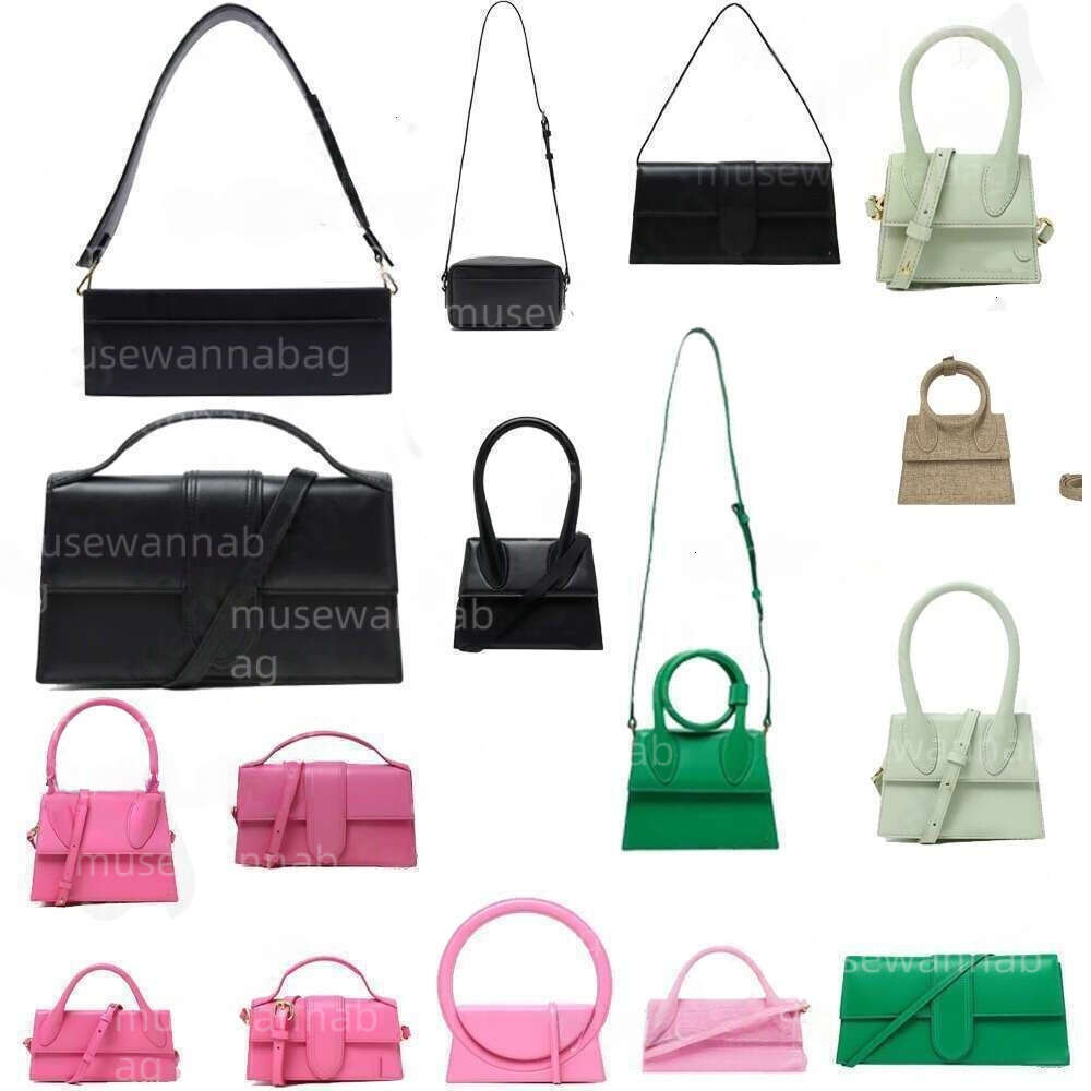 2026 AAA Designer Shoulder Le Bambino Sac Chiquito The Ronds Luxury Women Jaquemeu Bag Vintage Handbag Underarm Frosted Suede Linen Girl Leather Purse Wallet 56w