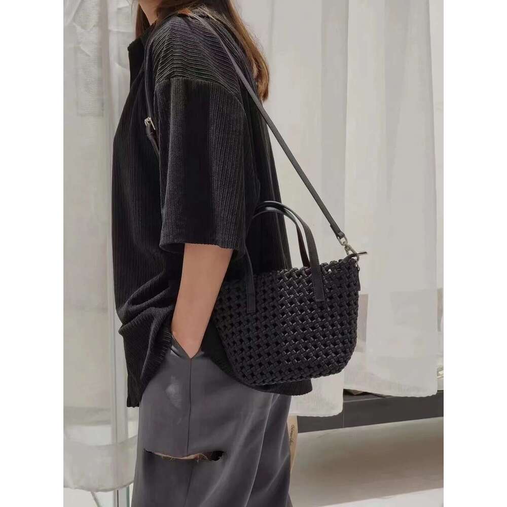 Designer Bag Women s elegant cross polyester Weaving shoulder Beach Shopping Woven Bucket bag