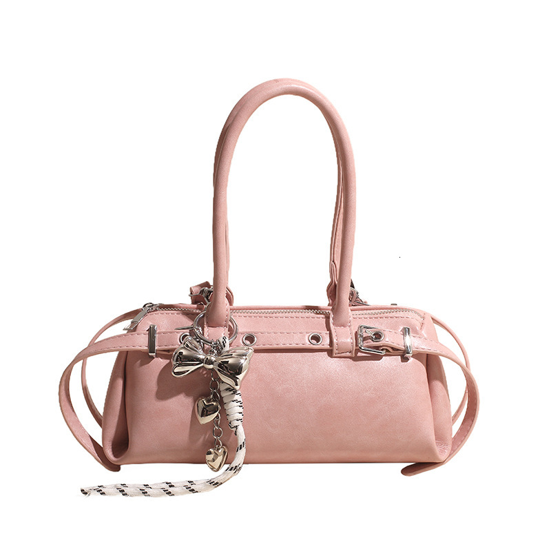 Elegant Korean Style Sweet Niche Handbag for Women 2025 New Fashion Trend Light Luxury Texture Shoulder Crossbody Bag