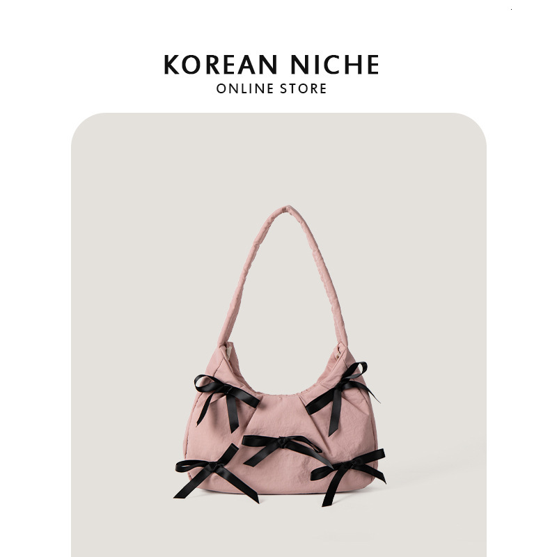 Girl's Cute Sweet And Cute Mobile Clutch 2025 New Spring Bow Gentle Style Shoulder Bag