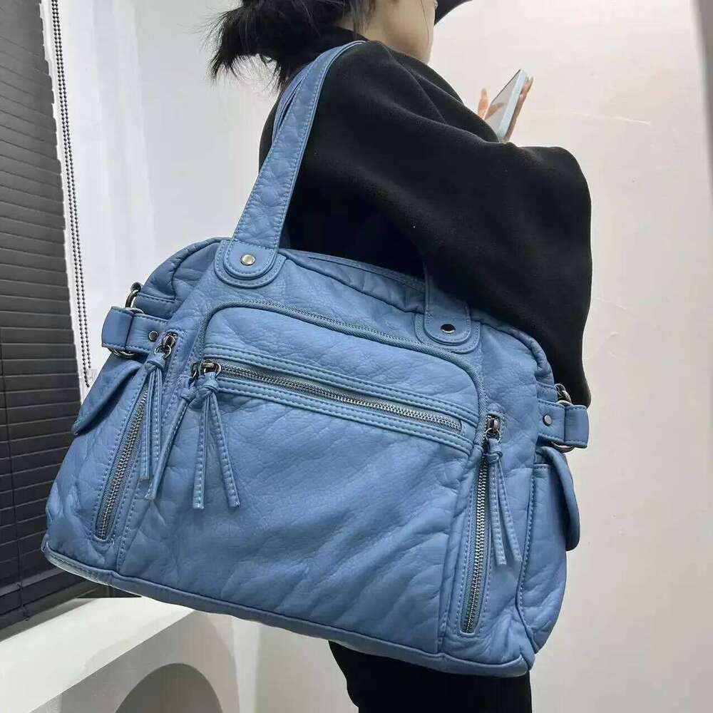 Women's Bags Designer Ladies' Fashion Y2k Hot Girl Vintage Tote With Large Capacity And Multiple Pockets, Retro Street Shoulder Bag