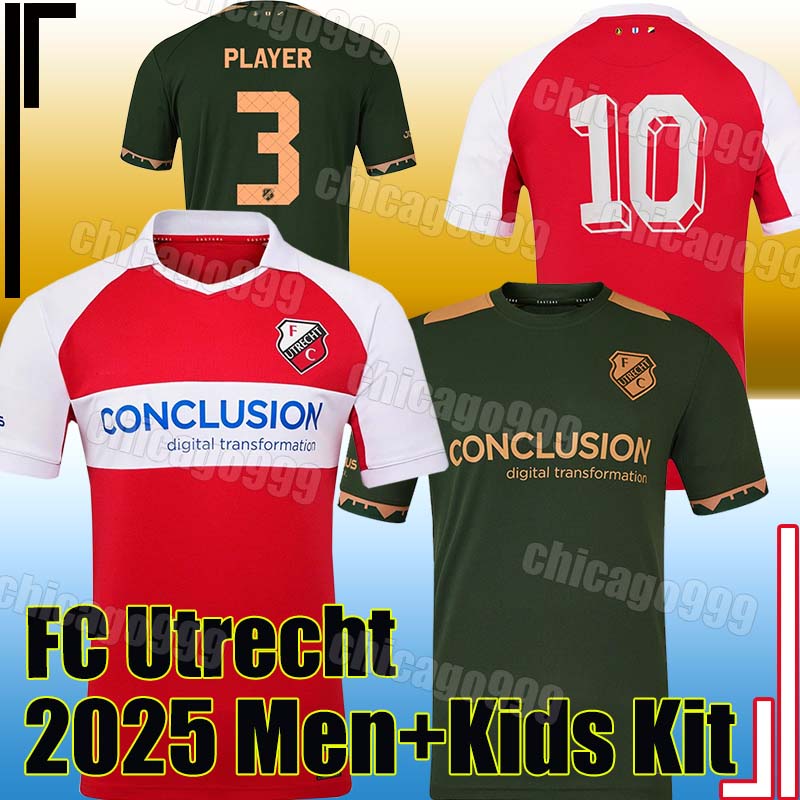 2025 FC Utrecht 4th Soccer Jerseys 25/26 HALLER OHIO MIGUEL MIN BLAKE BOZDOGAN FRAULO TOORNSTRA men kids kits socks sets football shirts