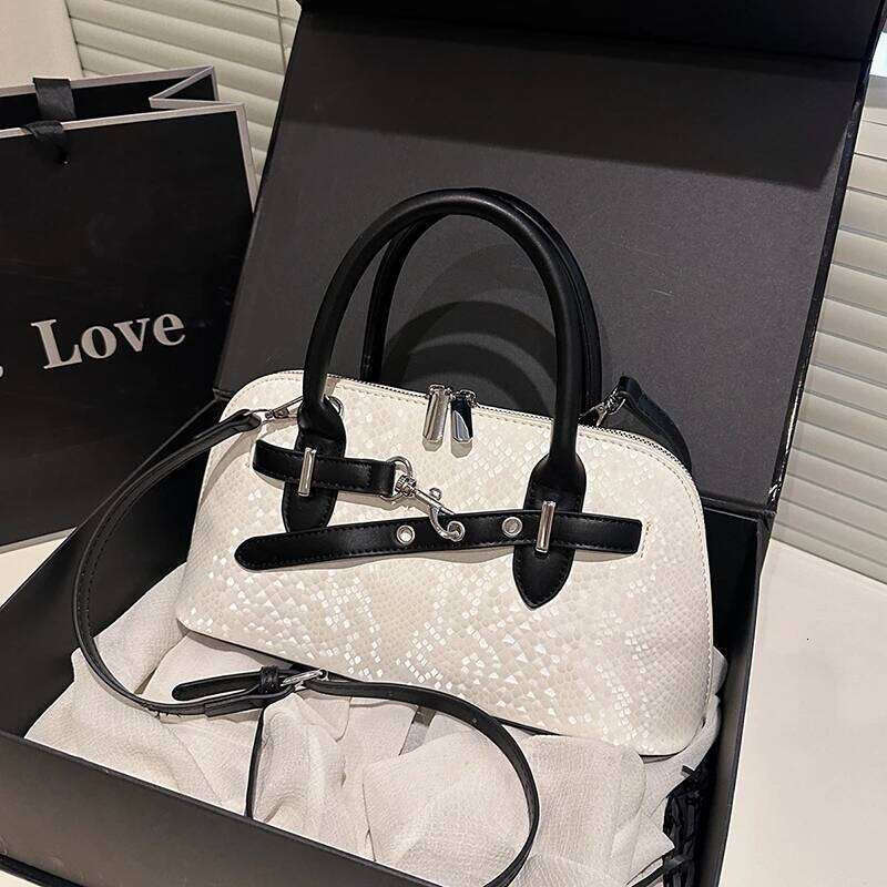 Brand Women's Leather Handbag Classic Crossbody Bag Designer Shoulder Purse Elegant Tote Ladies Fashion Style