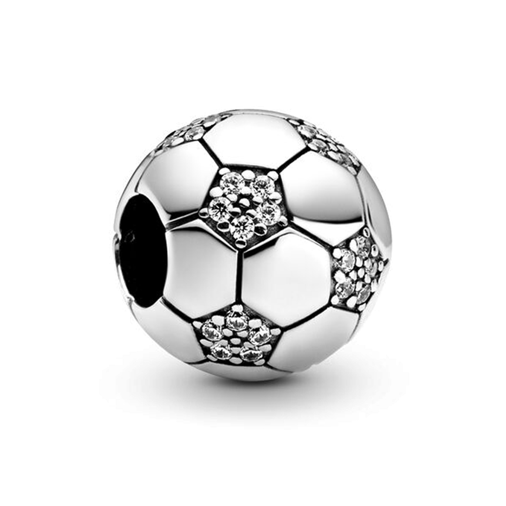 FewDook High Quality Sports Serise Football Soccer Athletics, Guitar, Headset, Boxing Glove Charm Bead Fit Original Pan Bracelet DIY Women Jewelry Mak