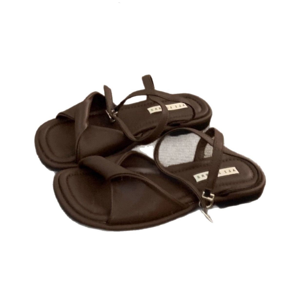 Versatile Non Tiring Sandals Women S For Spring Summer New Styles With Thick Heels And Exposed Toes Niche Matching Skirts Casual Shoes Roman Shoes Ddm