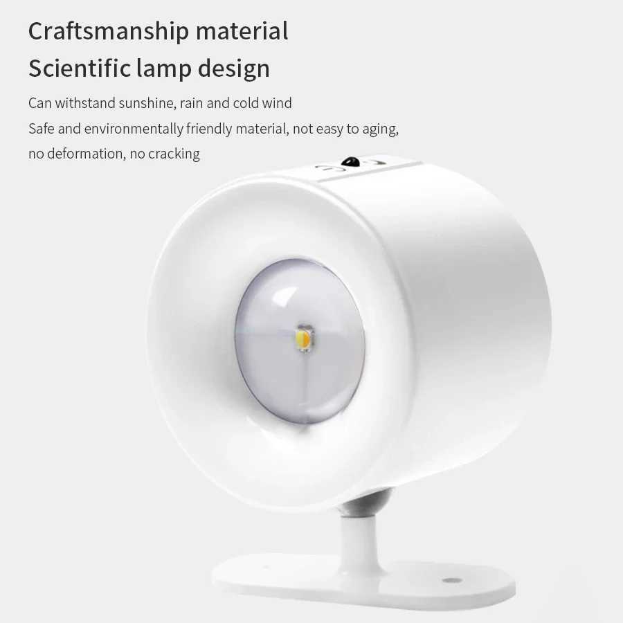 Rechargeable LED Wall Lamp 3 Colors Wall Light Sconces 360 Rotatable Touch Remote Control Bedroom Lamps Living Room DecorationXJ250526