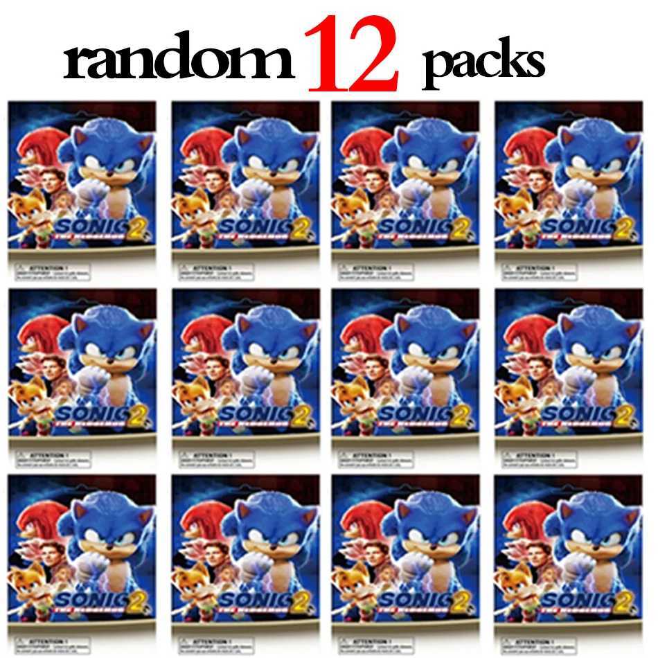 2-24pcs Anime Sonic Blind Box figures Mystery Box game Doll Figure PVC model Toys Kids birthday Christmas GiftsT250526