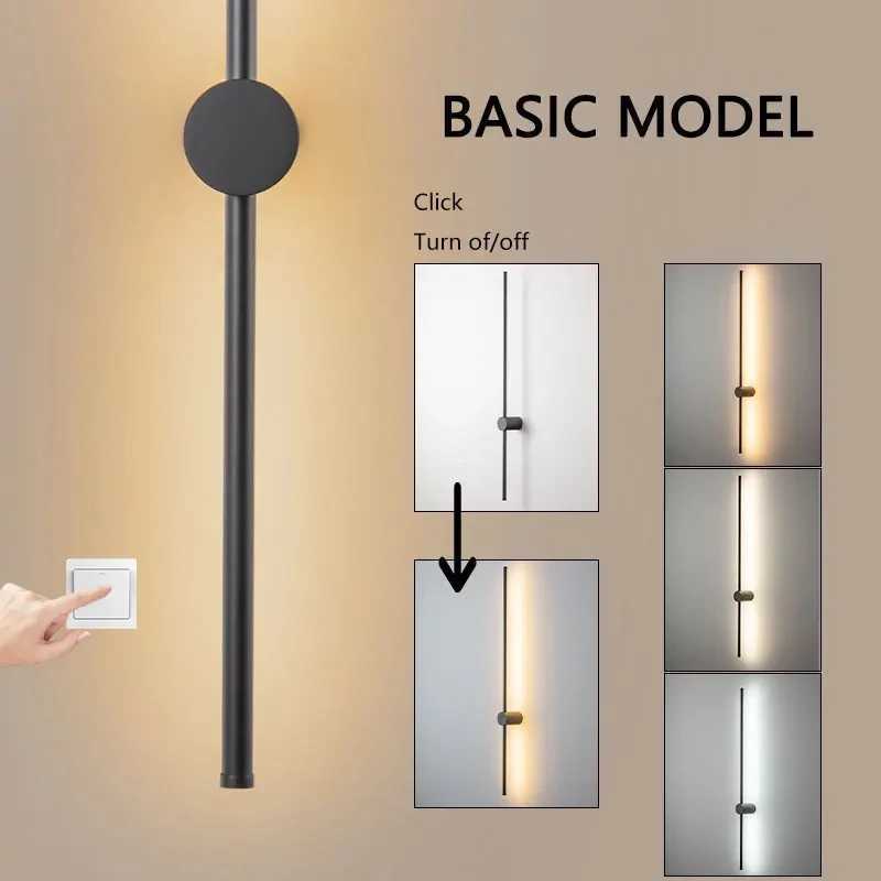 Black Copper LED Wall Lamps Wall Lights Decor for Sofa Background Bedroom 360 Rotation Indoor Lighting Fixtures LED Wall SconceXJ250526