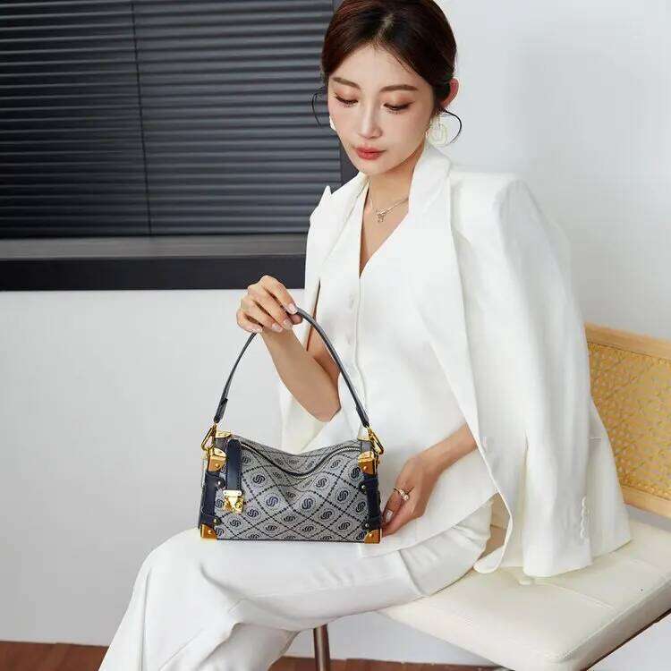 2025 Summer Box - Women's Universal Zipper Shoulder Bag, Structured Crossbody Purse for Casual & Office Baby Bag Organizer