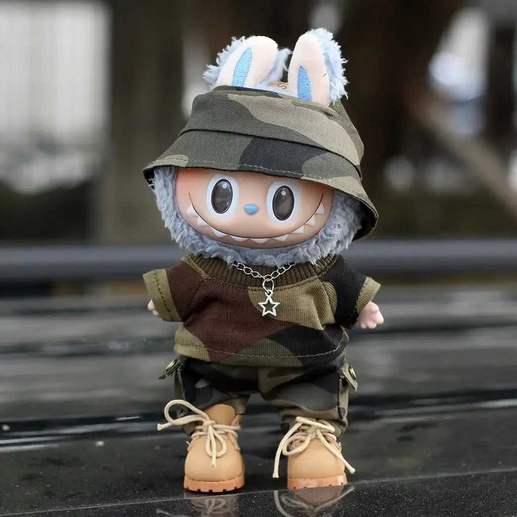 Labubu Clothes Outfit Accessories for Korea 17cm Ropa Labubu and 10cm Cotton Doll Suit Clothing X250526