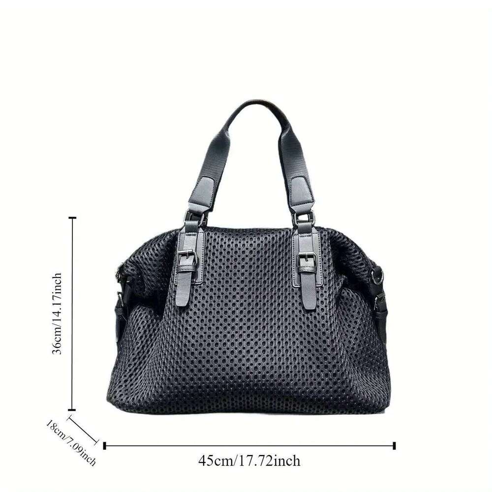 Women's Bags Designer Women's Travel Simple Leisure Vacation Large Waterproof Nylon Mesh Shoulder Messenger Bag