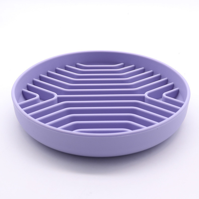 Silicone Pet Slow Feeder Anti-Choke Anti-Spill Food Container Supplies Dog Feeding Bowl
