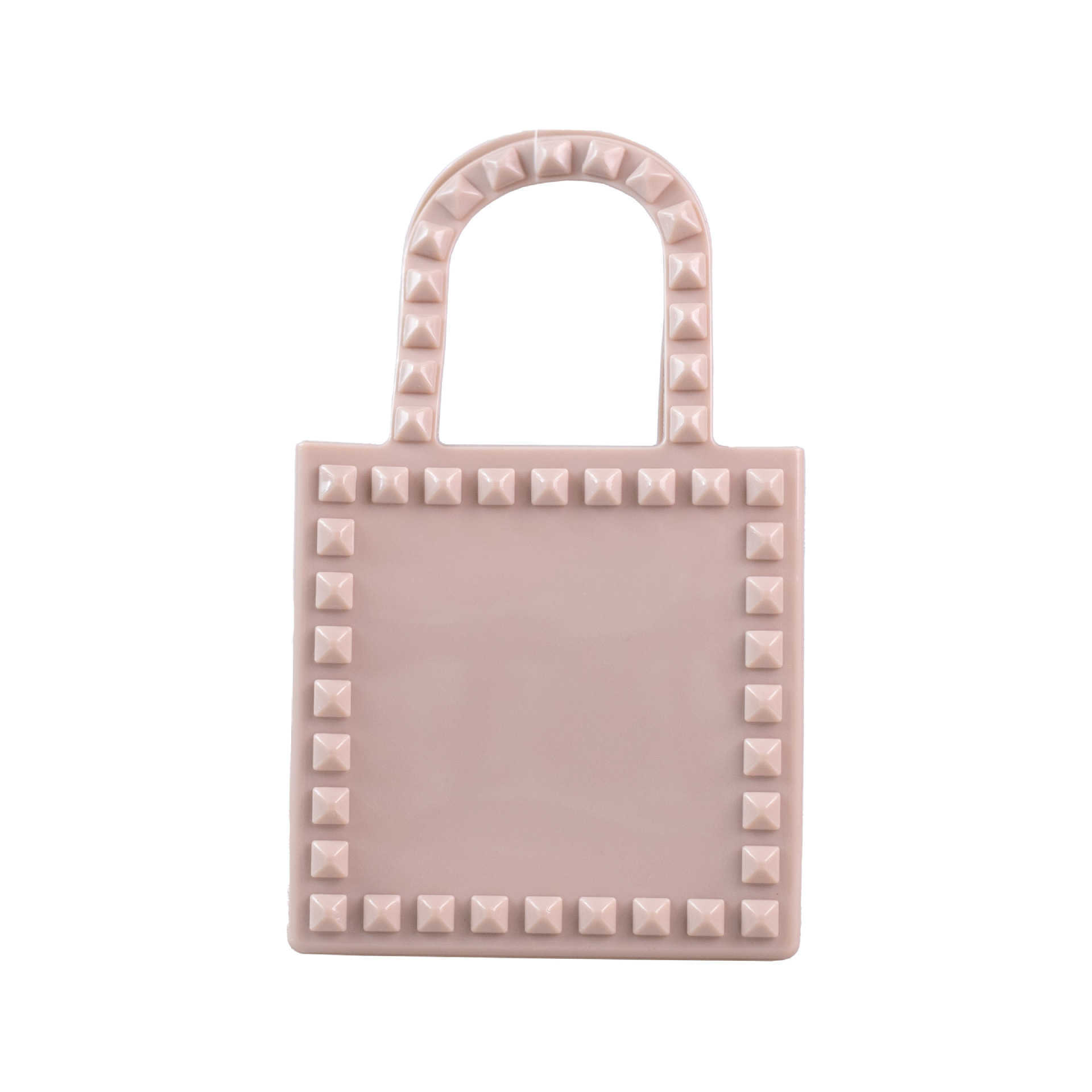 Pvc Jelly Bag Fashion and Versatile Rivet Vegetable Basket Durable and Easy to Wash Summer Womens Handbag