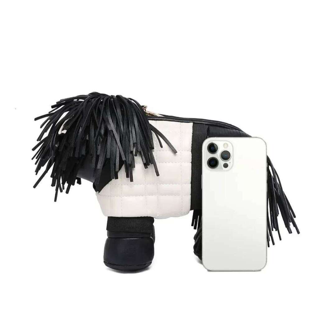 Women's Bags Designer Fashionable, Creative, Personalized Tassel Dog Three-Dimensional Handbag, Cute And Unique Shoulder Bag