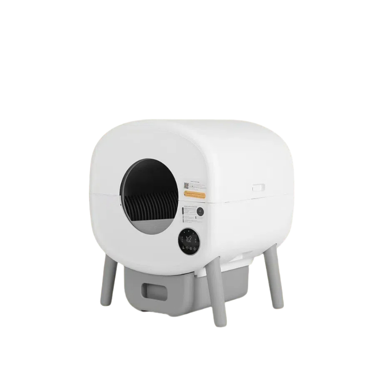 Intelligent Auto Clean-Up Cat Sand Bin Featuring Phone Controlled Cleaning & Interactive Panel