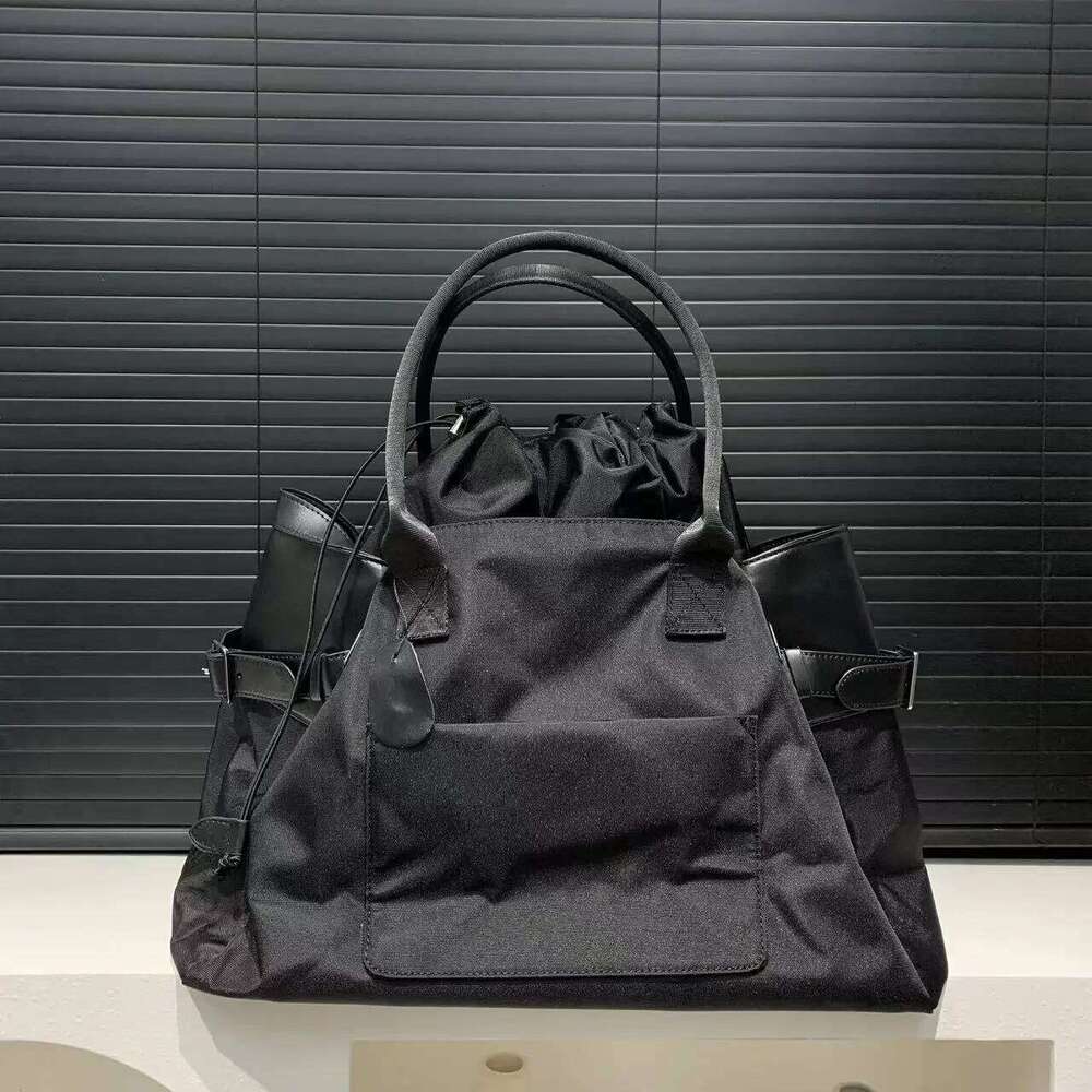 Women's Bags Designer Nylon Splicing PU Large Capacity Commuting Bag, Fashionable Briefcase Handbag, Travel Bag