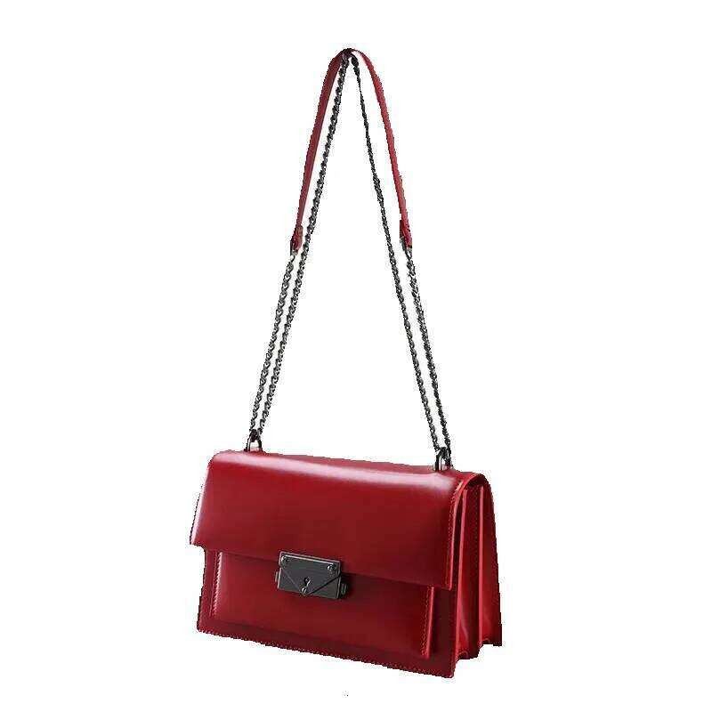 Designer Luxury Designer Luxury Factory Customized Simple Genuine Leather Women's Handbags High Quality Crossbody Bag Chain Women Shoulder Bags