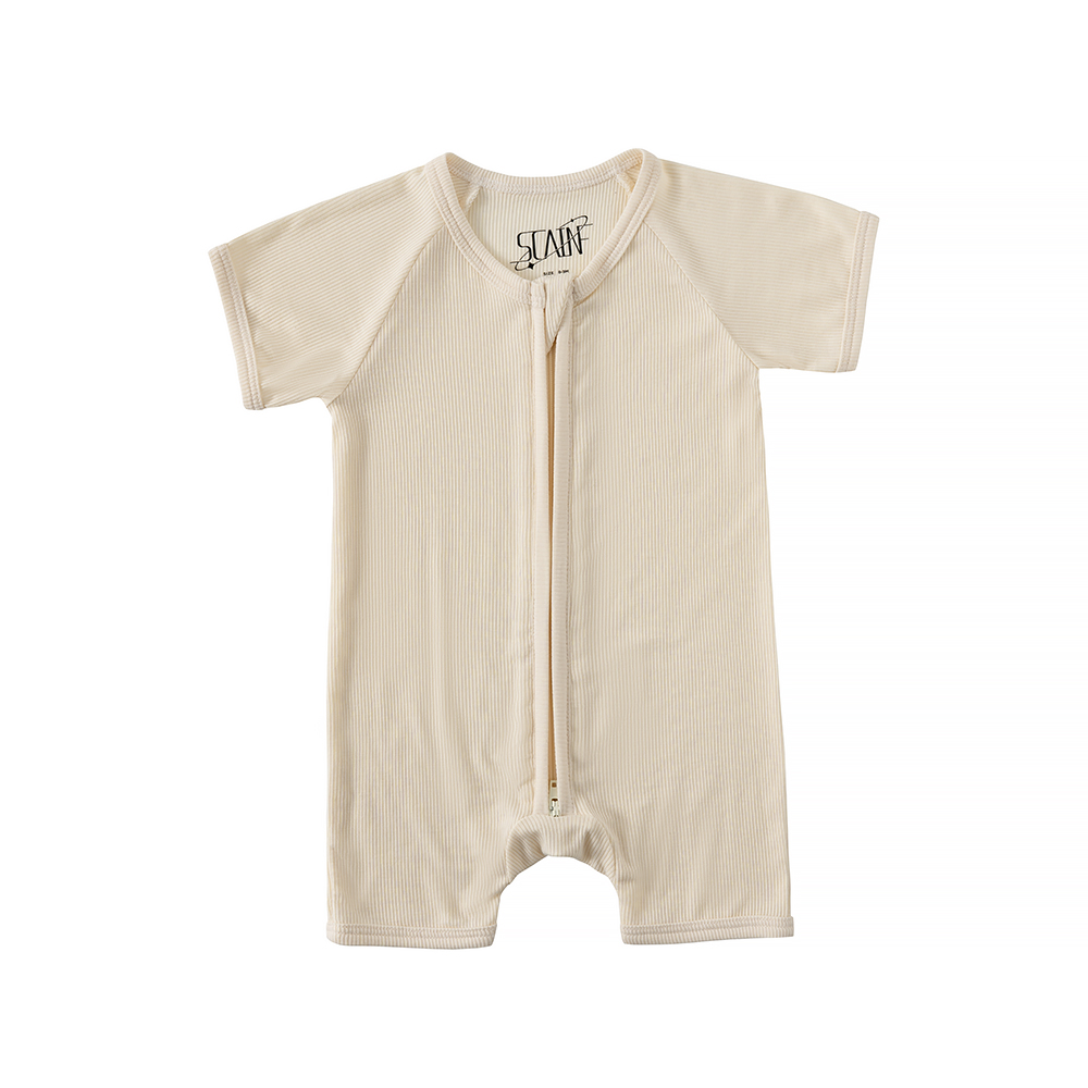 Wholesale Customized Double Zipper Folding Newborn Baby Bodysuit Pants Baby Girl Clothes Toddler Pajamas Sleepwear Printed Bamboo Baby Clothes