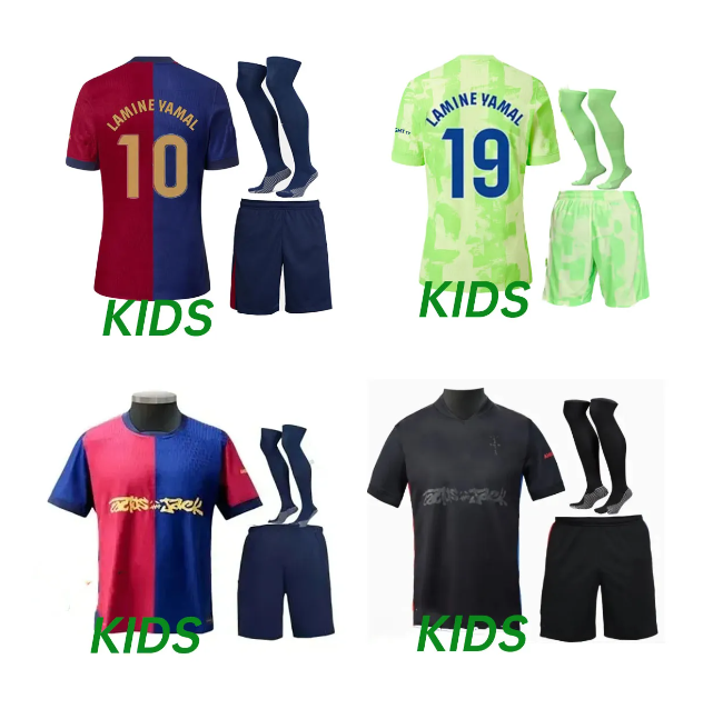 24 25 26 Coldplay LAMINE YAMAL LEWANDOWSKI kids football kits GAVI camiseta de futbol PEDRI FERRAN 2025 Soccer Jersey