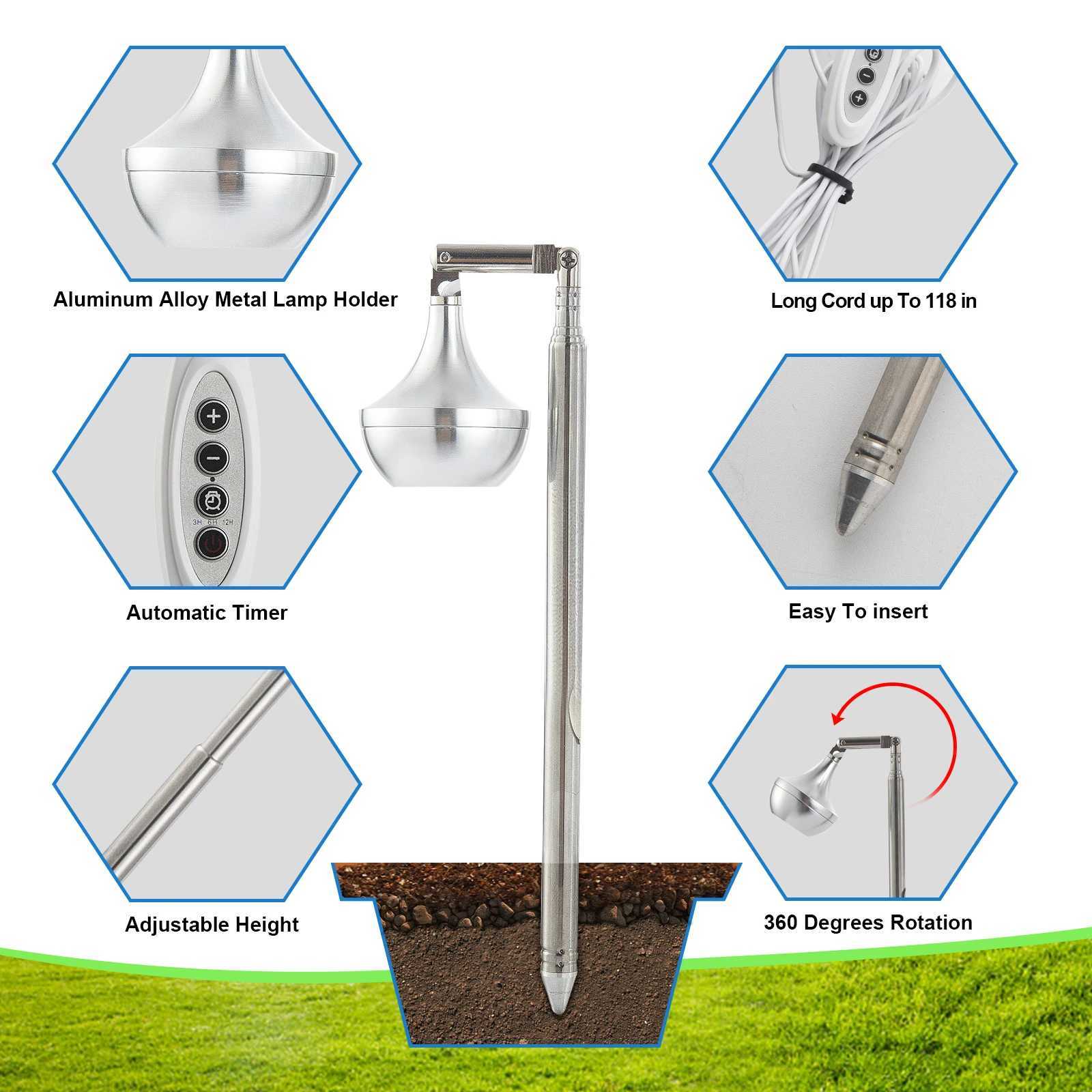 grow lamp free standing best full spectrum grow lights forindoor plantsindoor grow light stand solarneled led flower grow room XJ250526