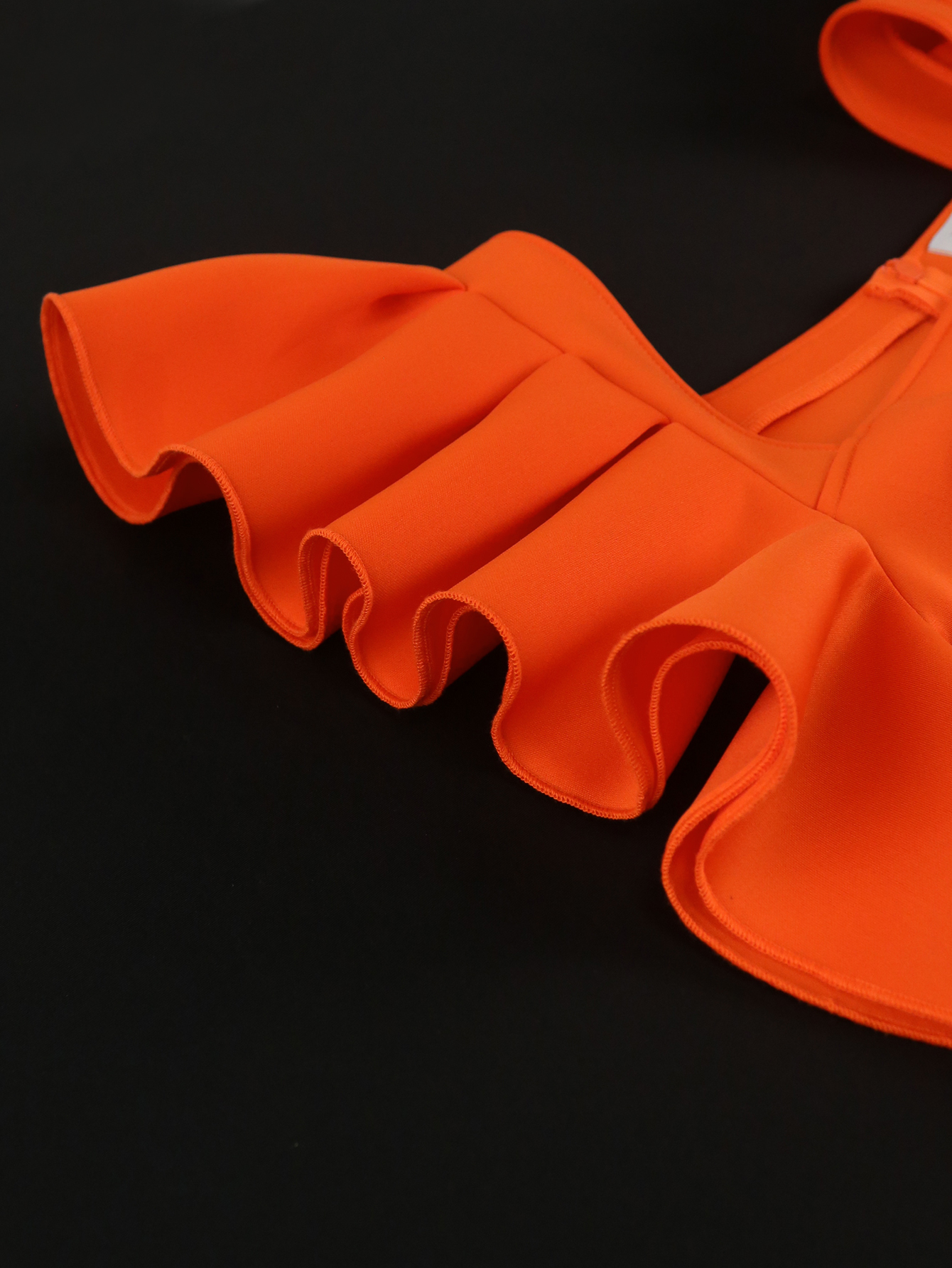 Women Dress For Special Occasions Flare Ruffles Sleeves Beading Sexy High Slit Bodycon Sheath Birthday Formal Party Evening Festival Vacation