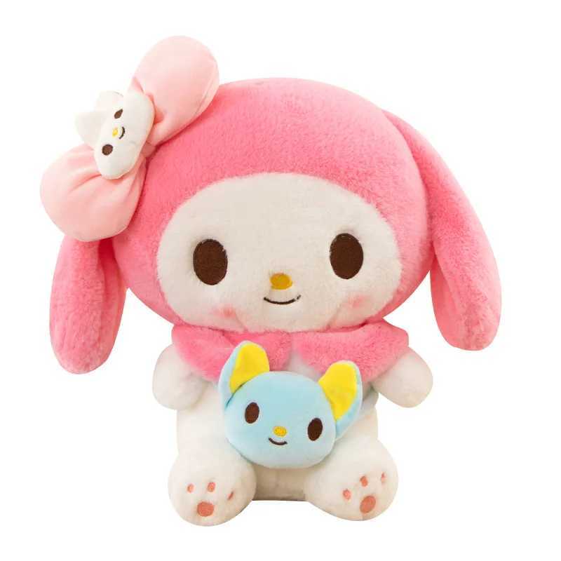 40/50cm Sanrio Kuromi My Melody Cinnamoroll Plush Dolls kawaii Soft Stuffed Pillow Anime Figure Cartoon Decor Kids Toys Giftsw250526